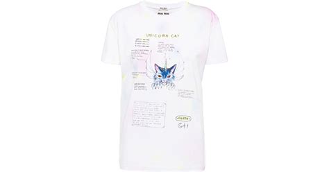 miu miu unicorn t shirt|miu michu shoes.